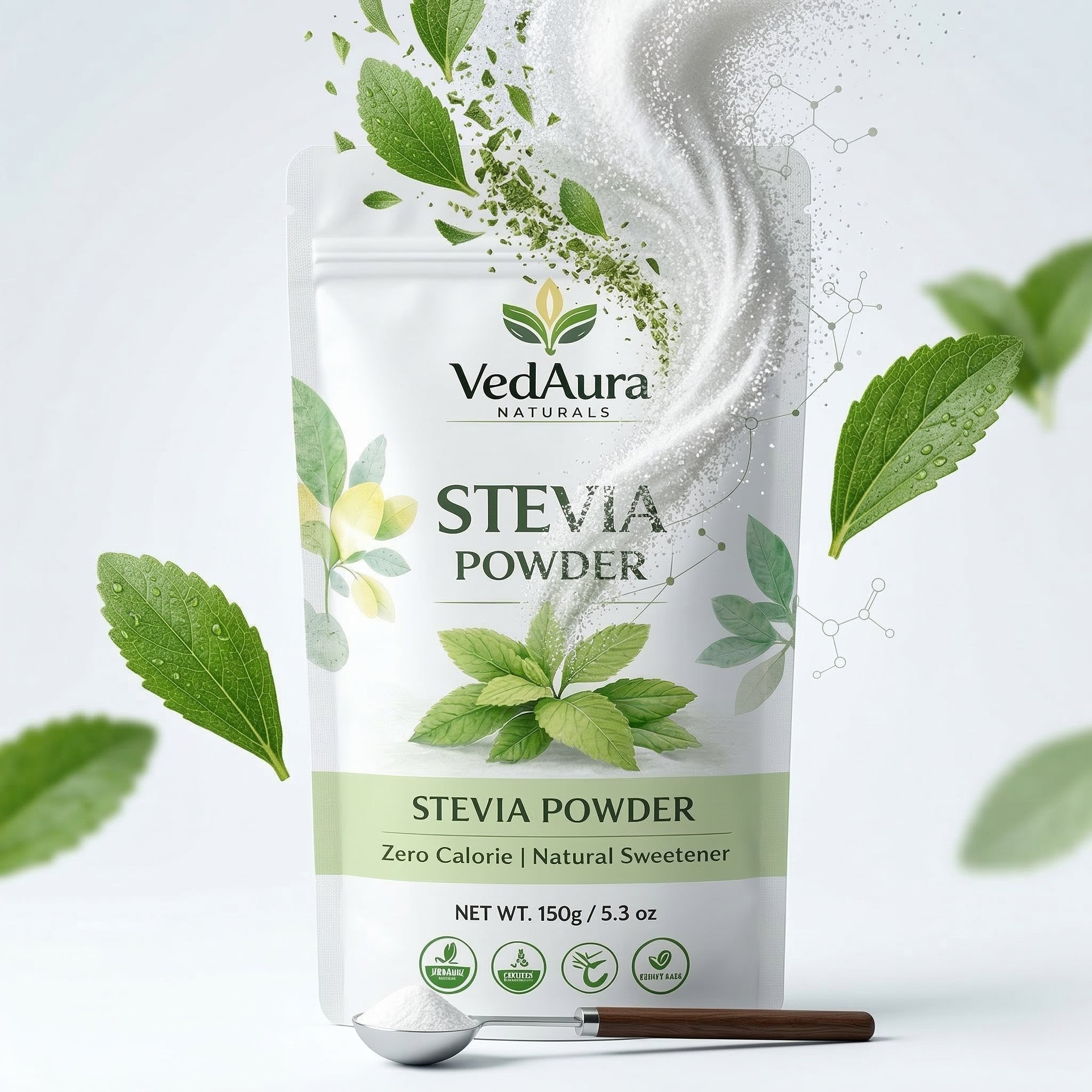 VedAura Naturals Stevia powder